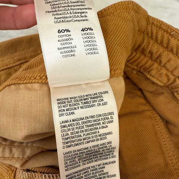 MOTHER SNACKS! The Munchie Nerdy Cargo Pants in wood thrush color size 26 NWT - Picture 8 of 12